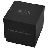 Armani Exchange Hampton Chronograph Rose Gold Dial Blue Silicone Strap Watch For Men - AX1730 Buy Now By Armani Exchange