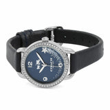 Coach Delancey Navy Blue Dial Blue Leather Strap Watch for Women - 14502668 Buy Now By Coach