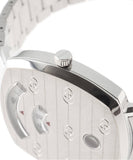 Gucci Grip Quartz Silver Dial Silver Steel Strap Watch For Women - YA157401 Buy Now By Gucci