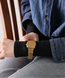 Gucci Grip Yellow Gold Dial Yellow Gold Steel Strap Unisex Watch - YA157403 Buy Now By Gucci