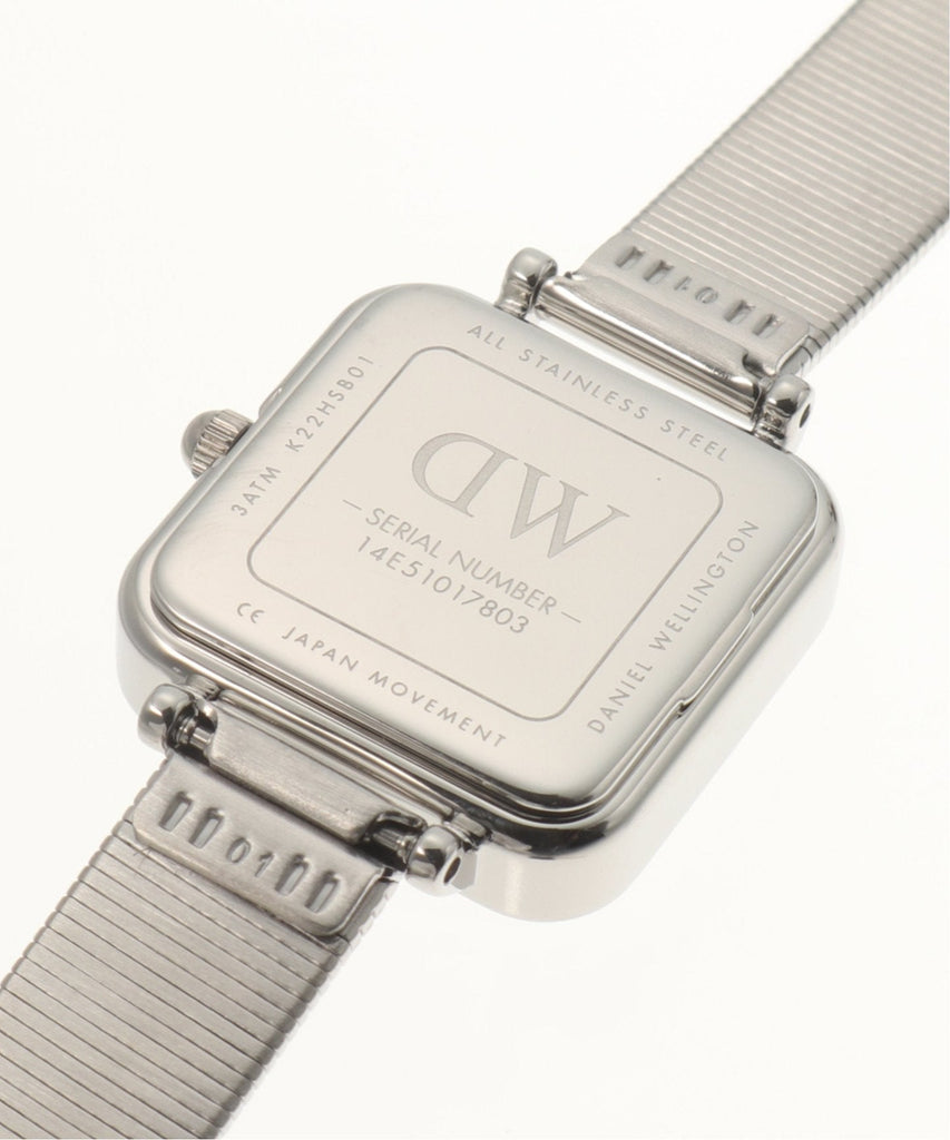 Daniel Wellington Quadro Studio Black Dial Silver Mesh Strap Watch For Women - DW00100522 Buy Now By Daniel Wellington