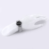 Gucci Interlocking G Quartz Black Dial Black Steel Strap Watch For Women - YA133502 Buy Now By Gucci