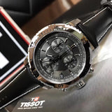 Tissot PRS 200 Chronograph Black DIal Watch For Men - T067.417.16.051.00 Buy Now By Tissot