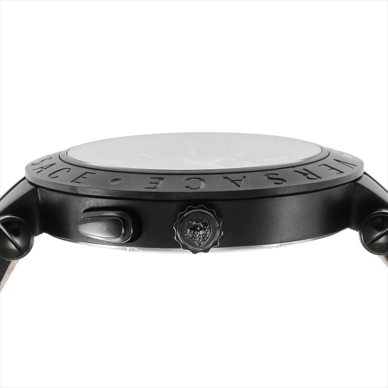 Versace V Race Chronograph Quartz Blue Dial Blue Leather Strap Watch For Men - VEBV00419 Buy Now By Versace