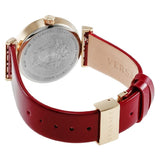 Versace Greca Meander Red Dial Red Leather Strap Watch for Women - VELW00320 Buy Now By Versace