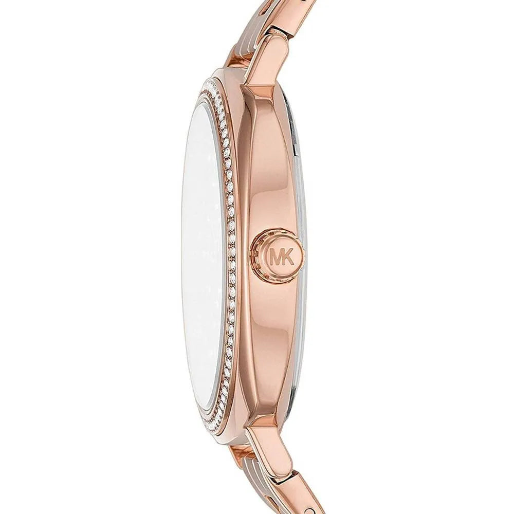 Michael Kors Nia Quartz Rose Gold Dial Rose Gold Steel Strap Watch For Women - MK3990 Buy Now By Michael Kors