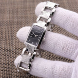 Burberry Signature Quartz Black Dial Silver Steel Strap Watch for Women - BU4210 Buy Now By Burberry