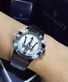 Maserati Potenza Silver Dial Silver Steel Strap Watch For Men - R8853108002 Buy Now By Maserati