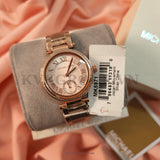 Michael Kors Skylar Quartz Rose Gold Dial Rose Gold Steel Strap Watch For Women - MK5971 Buy Now By Michael Kors