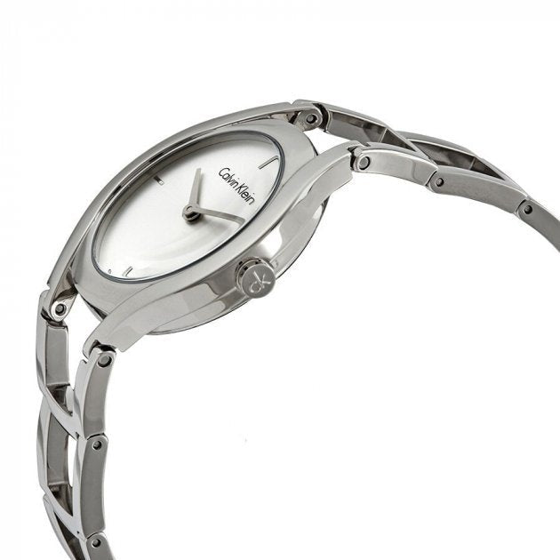 Calvin Klein Class White Dial Silver Steel Strap Watch for Women - K6R23126 Buy Now By Calvin Klein