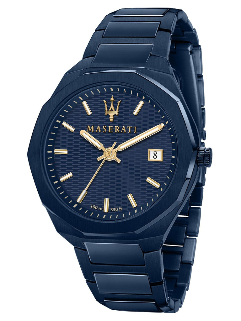 Maserati Guilloche Blue Edition 42mm Stainless Steel Watch For Men - R8853141001 Buy Now By Maserati