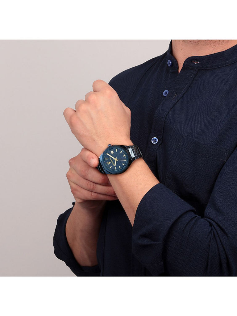 Maserati Guilloche Blue Edition 42mm Stainless Steel Watch For Men - R8853141001 Buy Now By Maserati