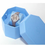 Swarovski Octea Nova Beige Dial Grey Leather Strap Watch for Women - 5649999 Buy Now By Swarovski