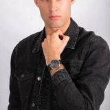 Tommy Hilfiger Daniel Black Dial Black Leather Strap Watch for Men - 1710417 Buy Now By Tommy Hilfiger