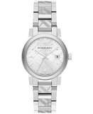 Burberry The City White Dial Silver Steel Strap Watch for Women - BU9144 Buy Now By Burberry
