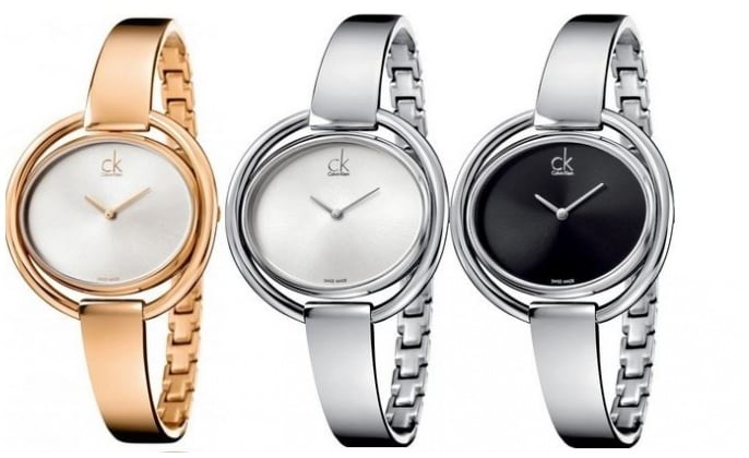 Calvin Klein Impetuos Silver Dial Rose Gold Steel Strap Watch for Women - K4F2N616 Buy Now By Calvin Klein