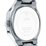 Guess Duke Glitz Black Dial Silver Steel Strap Watch For Men - GW0576G1 Buy Now By Guess