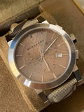 Burberry The City Smoked Brown Dial Brown Leather Strap Watch for Men - BU9361 Buy Now By Burberry