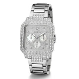 Guess Deco Multifunction Quartz Silver Dial Silver Steel Strap Watch For Women - GW0472L1 Buy Now By Guess