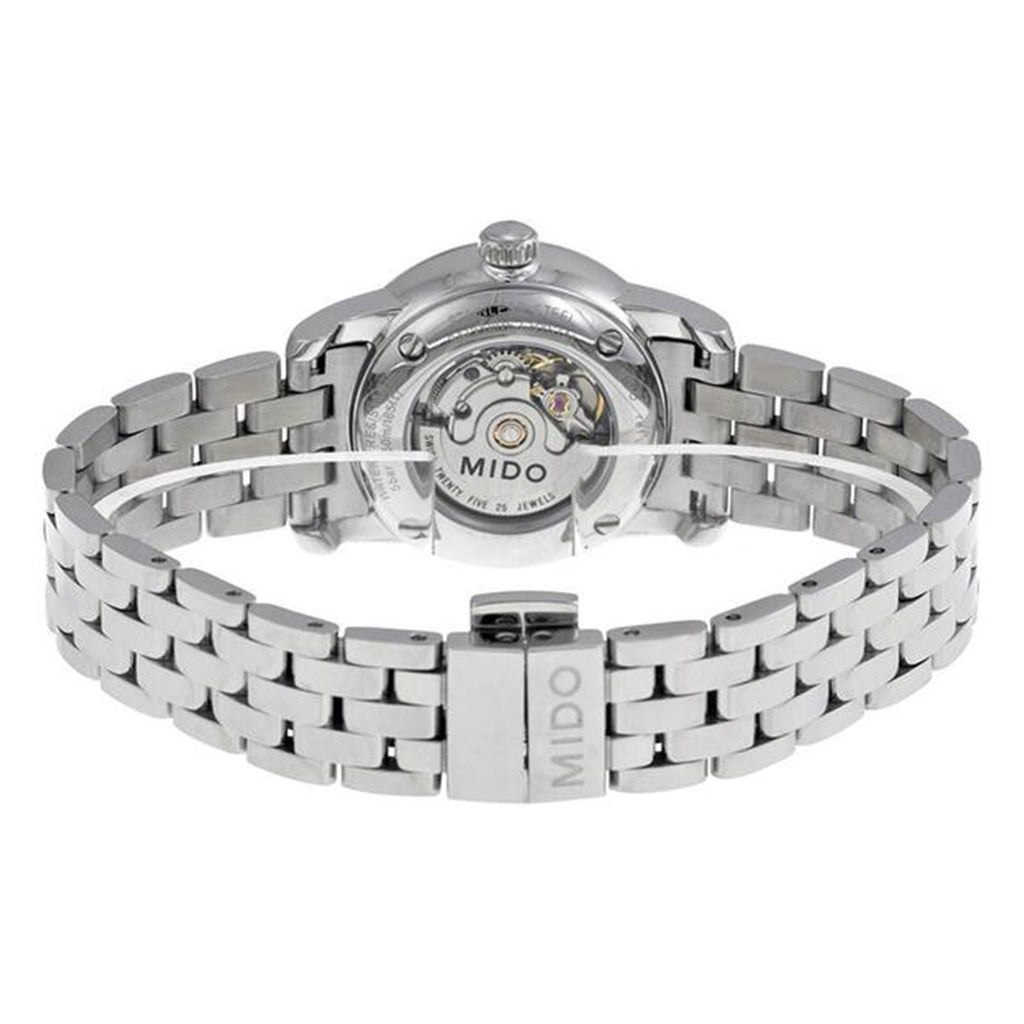 Mido Baroncelli III Automatic Silver Dial Silver Steel Strap Watch For Women - M7600.4.21.1 Buy Now By Mido