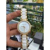 Michael Kors Parker Mother of Pearl Dial Two Tone Steel Strap Watch for Women - MK6400 Buy Now By Michael Kors