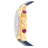 Versace V-Ray Blue Chronograph Blue Dial Blue Leather Strap Watch for Men - VDB030014 Buy Now By Versace