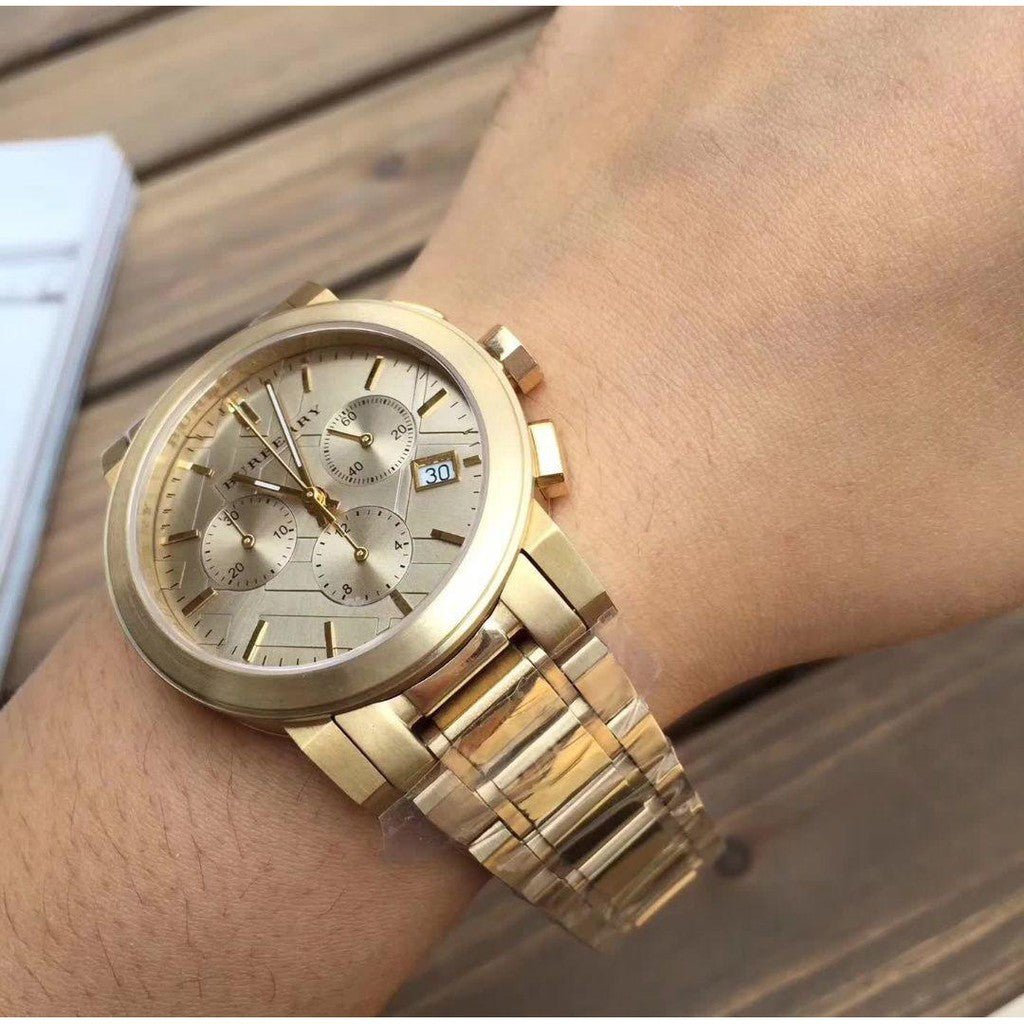 Burberry The City Gold Dial Gold Steel Strap Watch for Women - BU9753 Buy Now By Burberry