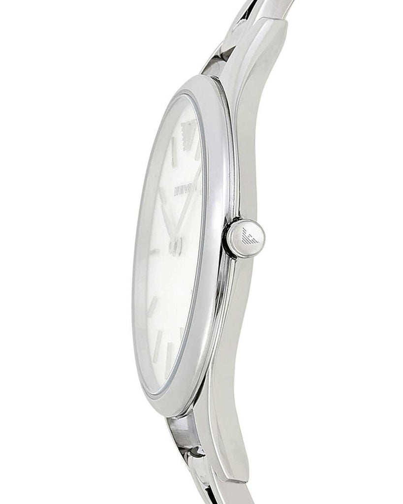 Emporio Armani Aurora Mother Of Pearl White Dial Silver Steel Strap Watch For Women - AR11054 Buy Now By Emporio Armani