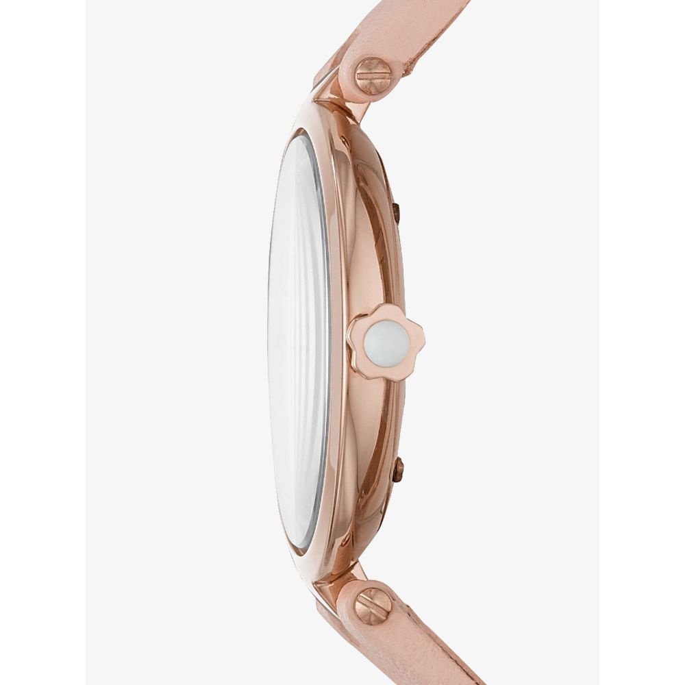 Emporio Armani Arianna Mother of Pearl Dial Pink Leather Strap Watch For Women - AR11199 Buy Now By Emporio Armani