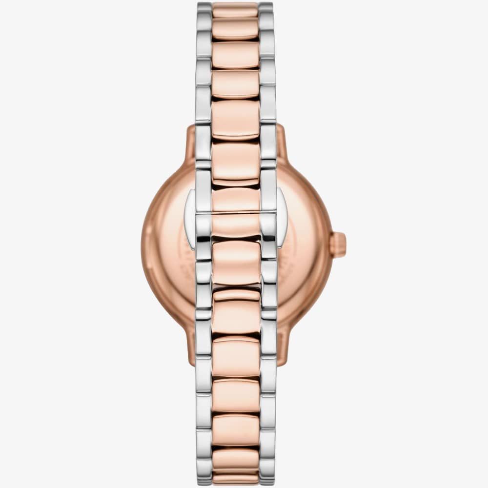 Emporio Armani Cleo Mother of Pearl Dial Two Tone Steel Strap Watch For Women - AR11499 Buy Now By Emporio Armani