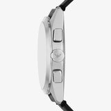 Emporio Armani Claudio Chronograph Black Dial Black Leather Strap Watch For Men - AR11542 Buy Now By Emporio Armani