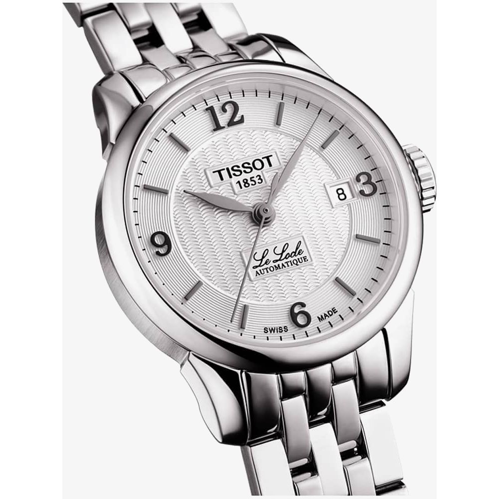 Tissot Le Locle Small Lady Automatic Silver Dial Silver Steel Strap Watch For Women - T41.1.183.34 Buy Now By Tissot