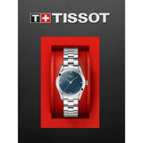 Tissot T Wave II Blue Dial Silver Steel Strap Watch For Women - T112.210.11.046.00 Buy Now By Tissot