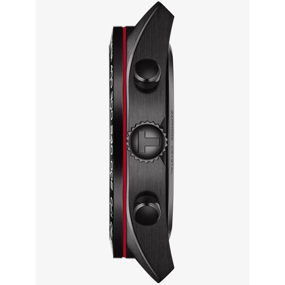 Tissot T Sport PRS 516 Chronograph Black Dial Black Leather Strap Watch for Men - T131.617.36.052.00 Buy Now By Tissot