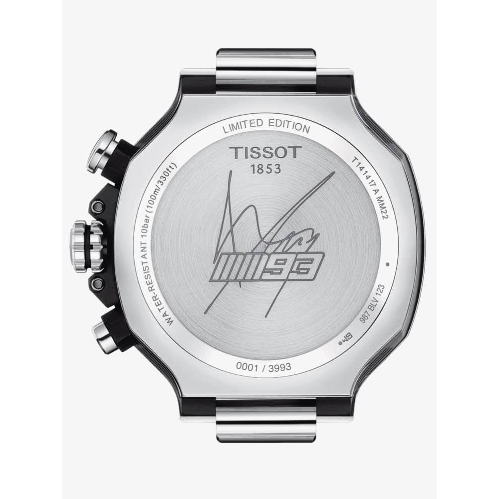 Tissot T Race Marc Marquez Limited Edition Black Dial Silver Steel Strap Watch for Men - T141.417.11.051.00 Buy Now By Tissot