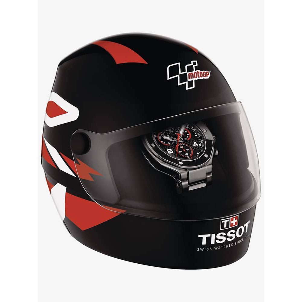 Tissot T Race Moto GP Limited Edition Chronograph Black Dial Silver Steel Strap Watch for Men - T141.417.11.057.00 Buy Now By Tissot