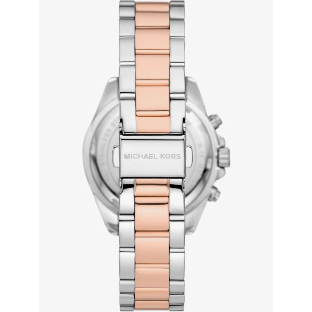 Michael Kors Bradshaw Chronograph White Dial Two Tone Steel Strap Watch For Women - MK7258 Buy Now By Michael Kors