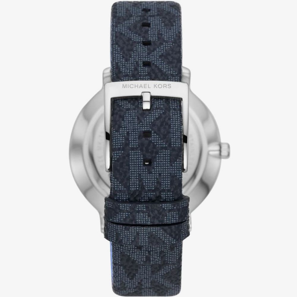 Michael Kors Pyper Quartz Silver Dial Blue Leather Strap Watch For Women - MK7244 Buy Now By Michael Kors