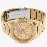 Guess Frontier Diamonds Rose Gold Dial Rose Gold Steel Strap Watch For Women - W1156L3 Buy Now By Guess