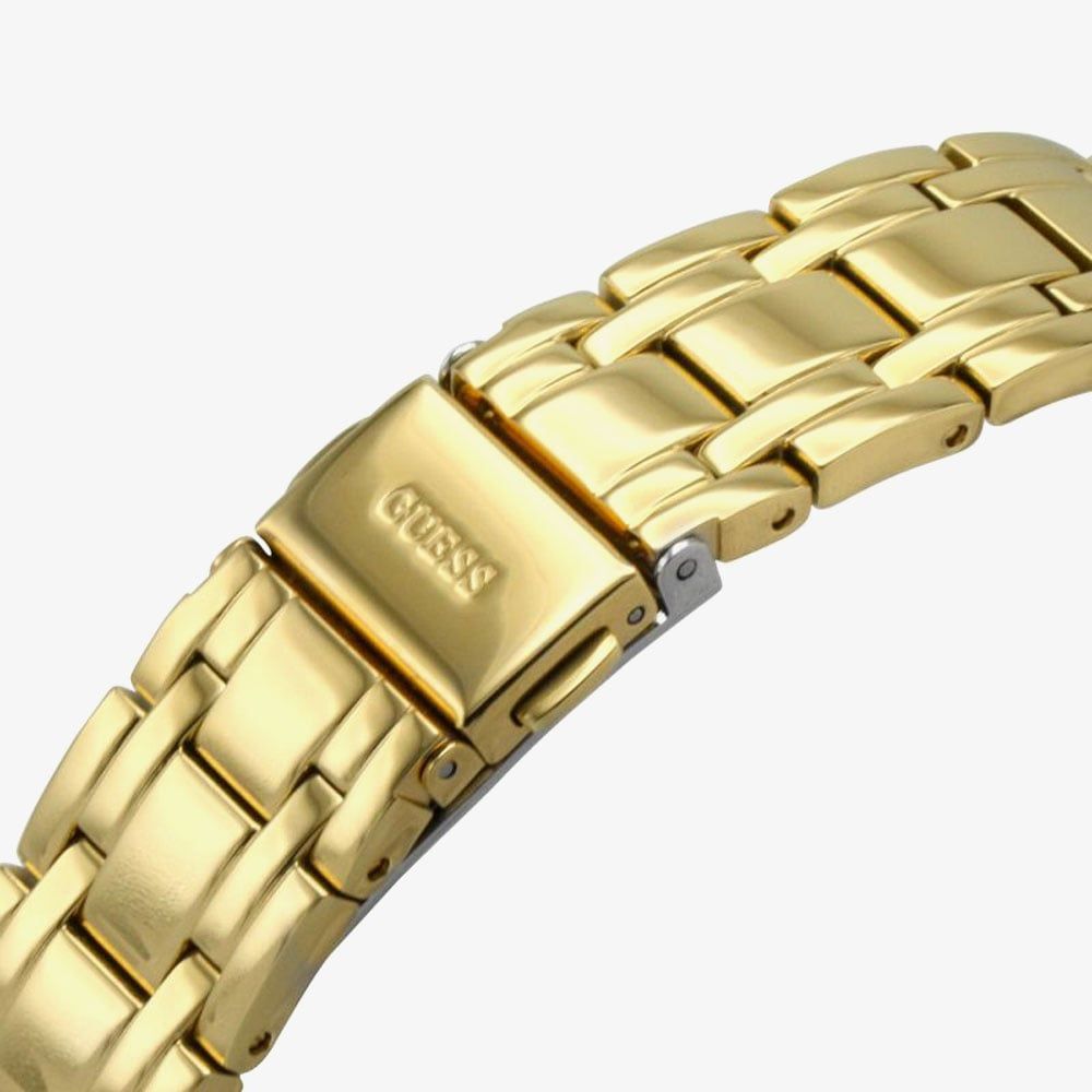 Guess Cosmo Diamonds Gold Dial Gold Steel Strap Watch For Women - GW0033L2 Buy Now By Guess
