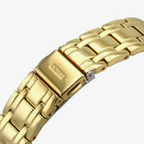 Guess Cosmo Diamonds Gold Dial Gold Steel Strap Watch For Women - GW0033L2 Buy Now By Guess