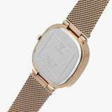 Guess Tapestry Diamonds Rose Gold Dial Rose Gold Mesh Bracelet Watch for Women - GW0354L3 Buy Now By Guess
