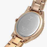 Guess Glitter Diamonds Pink Dial Rose Gold Steel Strap Watch for Women - GW0405L3 Buy Now By Guess