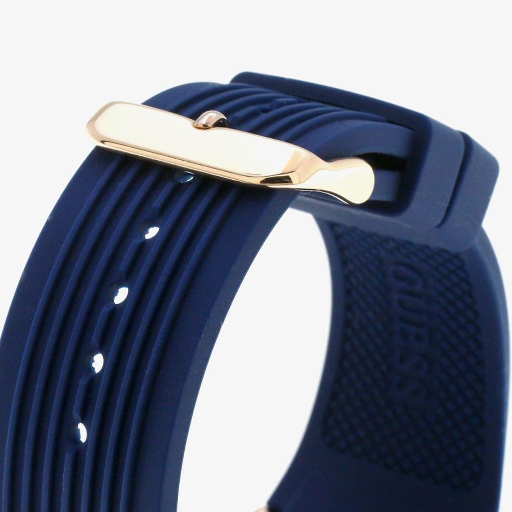 Guess Poseidon Blue Dial Blue Rubber Strap Watch for Men - GW0057G2 Buy Now By Guess