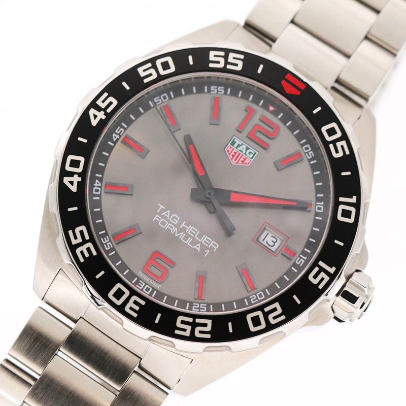 Tag Heuer Formula 1 Quartz Anthracite Dial Silver Steel Strap Watch for Men - WAZ1018.BA0842 Buy Now By Tag Heuer