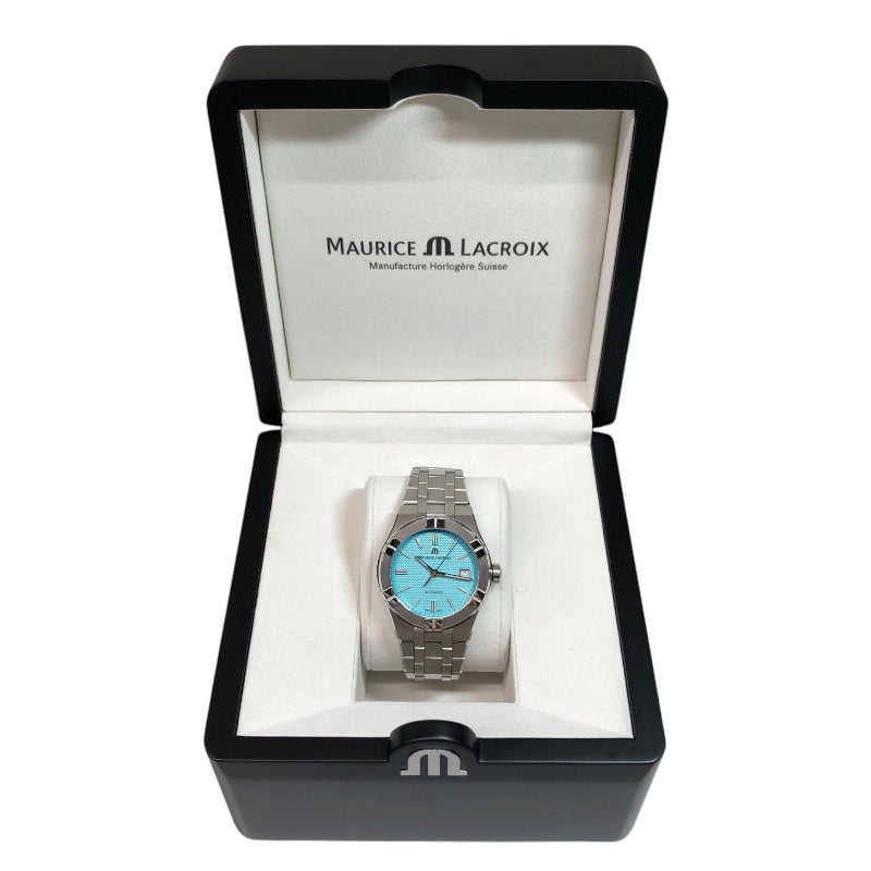 Maurice Lacroix Aikon Automatic Limited Summer Edition Blue Dial Silver Steel Strap Watch For Men - AI6008-SS00F-431-1 Buy Now By Maurice Lacroix