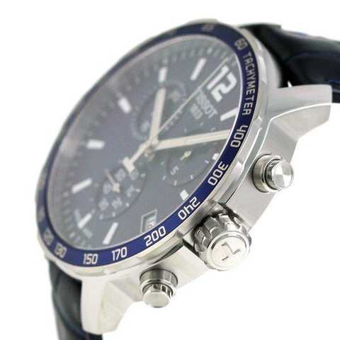 Tissot T Sport Quickster Chronograph Blue Dial Watch For Men - T095.417.16.047.00 Buy Now By Tissot