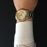 Burberry The City White Dial Two Tone Steel Strap Watch for Men - BU9751 Buy Now By Burberry