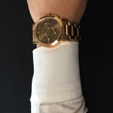 Burberry The City Grey Dial Rose Gold Steel Strap Unisex Watch - BU9754 Buy Now By Burberry