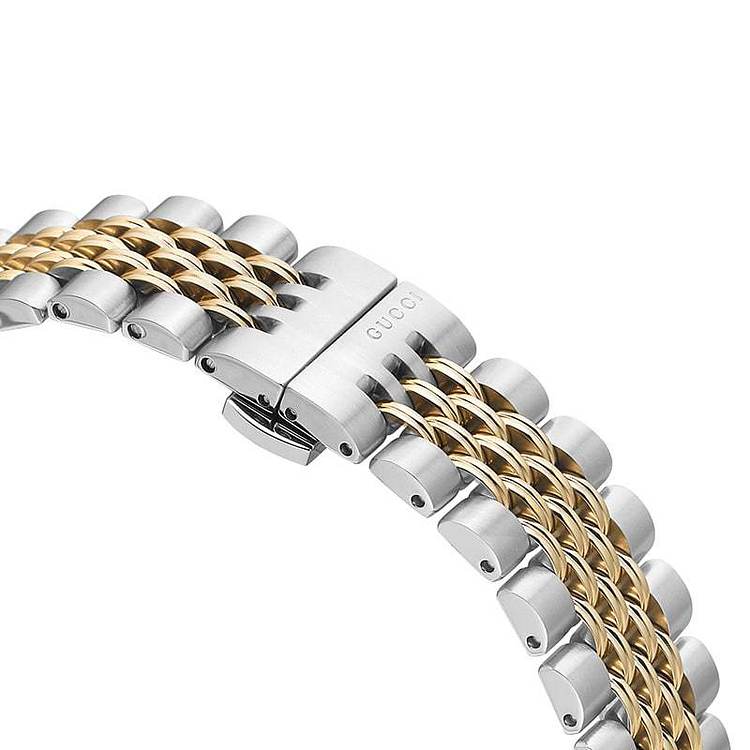 Gucci G Timeless Automatic White Dial Two Tone Steel Strap Watch for Men - YA126356 Buy Now By Gucci